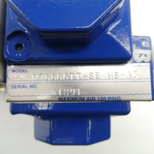 SVF 1/2-P76666TT-SE-HS-15 120PSI NSNP