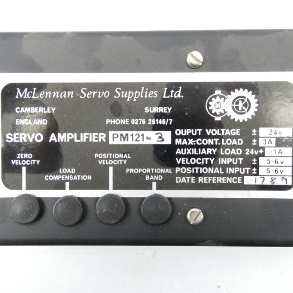 MCLENNAN PM121-3 24V 3A NSNP