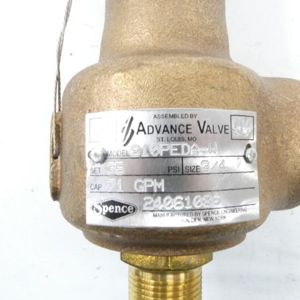 SPENCE 810PEDA-W 35PSI 3/4" NSNP