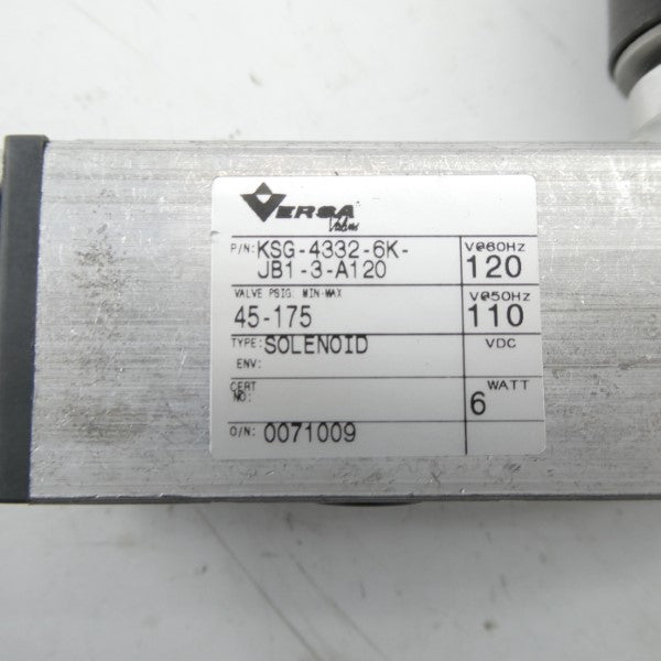 VERSA KSG-4332-6K-JB1-3-A120 110/120V 45-175PSI NSNP