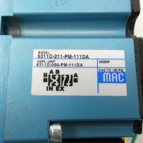 MAC 6311D-211-PM-111DA 110/120V 150PSI NSNP