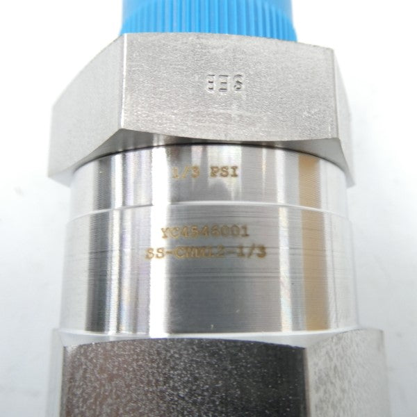SWAGELOK SS-CHM12-1/3 1/3PSI NSNP