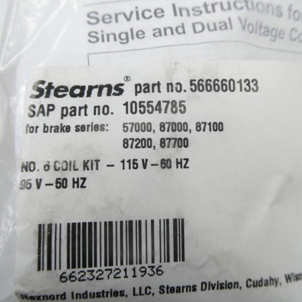 STEARNS 566660133 115V NSMP