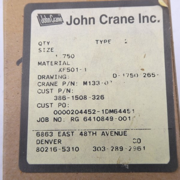 JOHN CRANE M133-07 NSMP