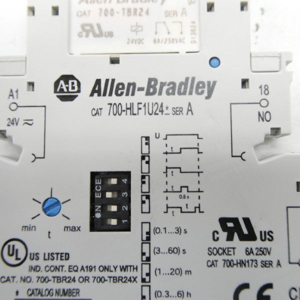 ALLEN BRADLEY 700-HLF1U24 SER. A 24VDC 6A NSNP