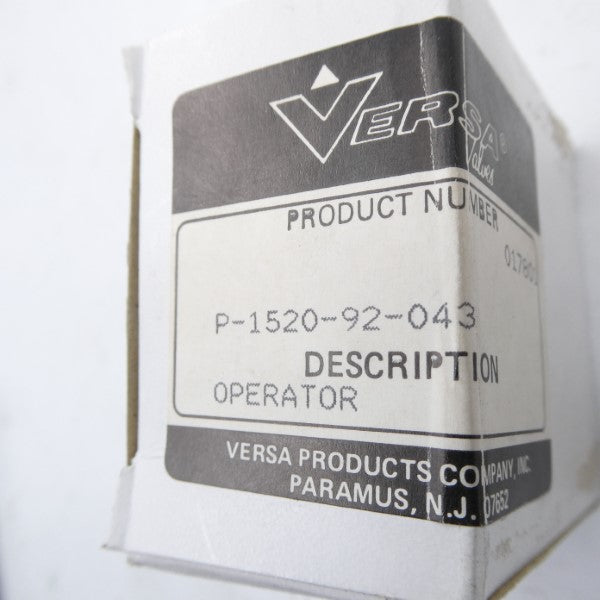 VERSA P-1520-92-043 NSMP