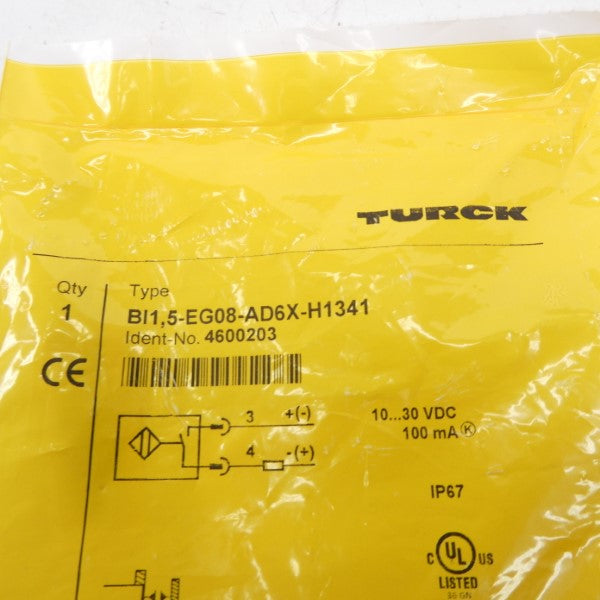 TURCK BI1,5-EG08-AD6X-H1341 4600203 10-30VDC NSMP