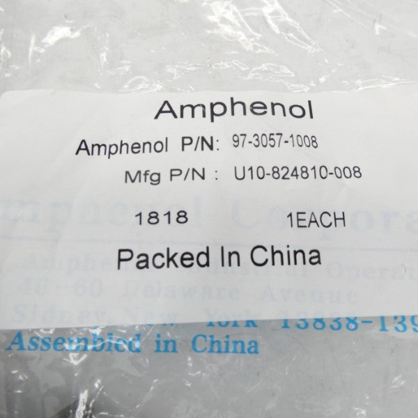 AMPHENOL 97-3057-1008 U10-824810-008 NSMP