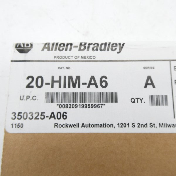 ALLEN BRADLEY 20-HIM-A6 SER. A F/W V2.007 12VDC NSFS