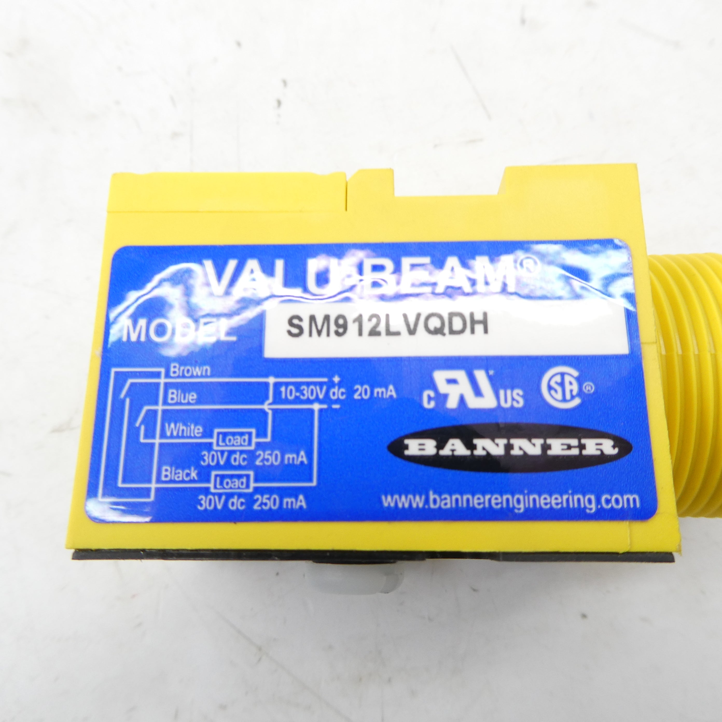 BANNER ENGINEERING SM912LVQDH 26341 10-30VDC NSMP