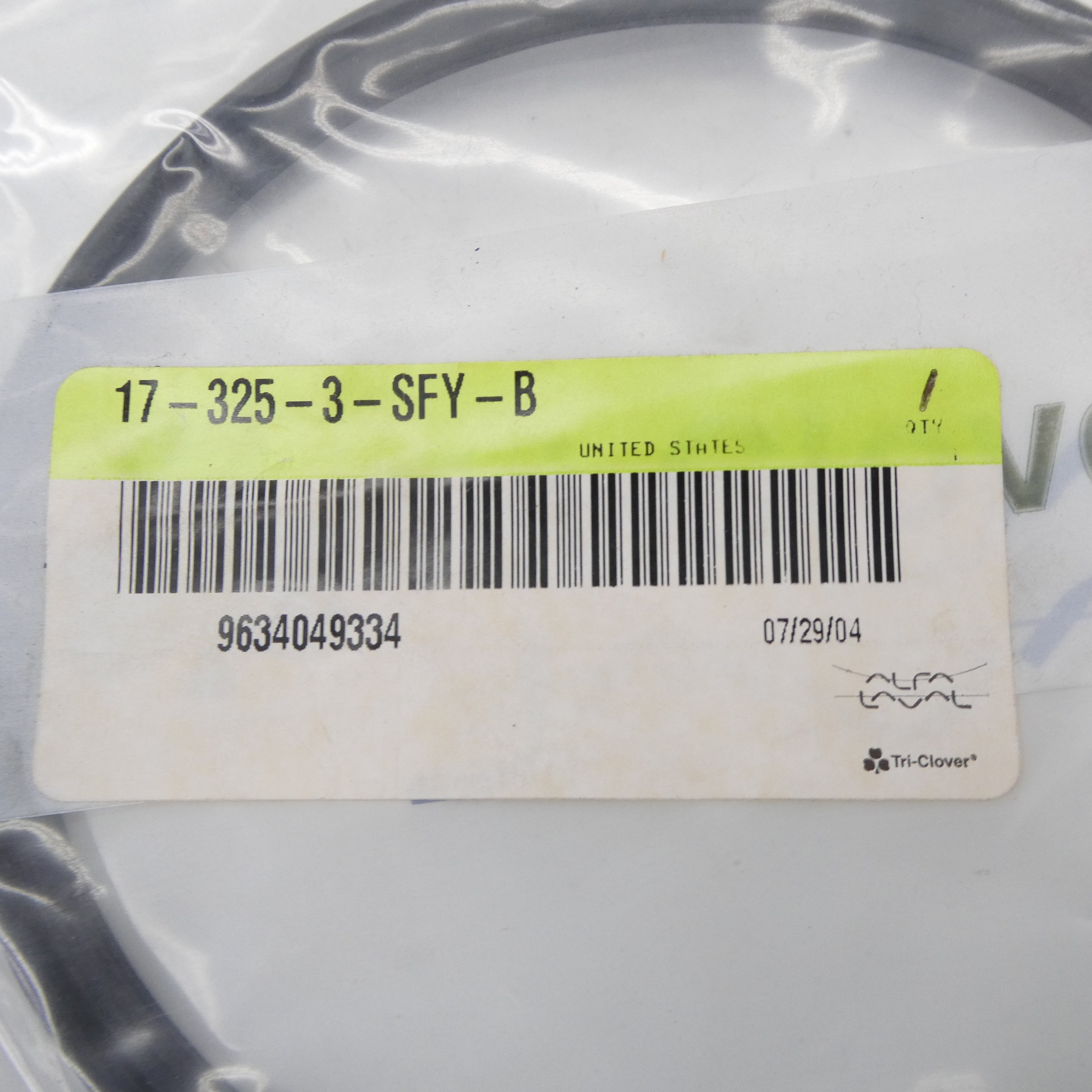 TRI-CLOVER 17-325-3-SFY-B NSMP
