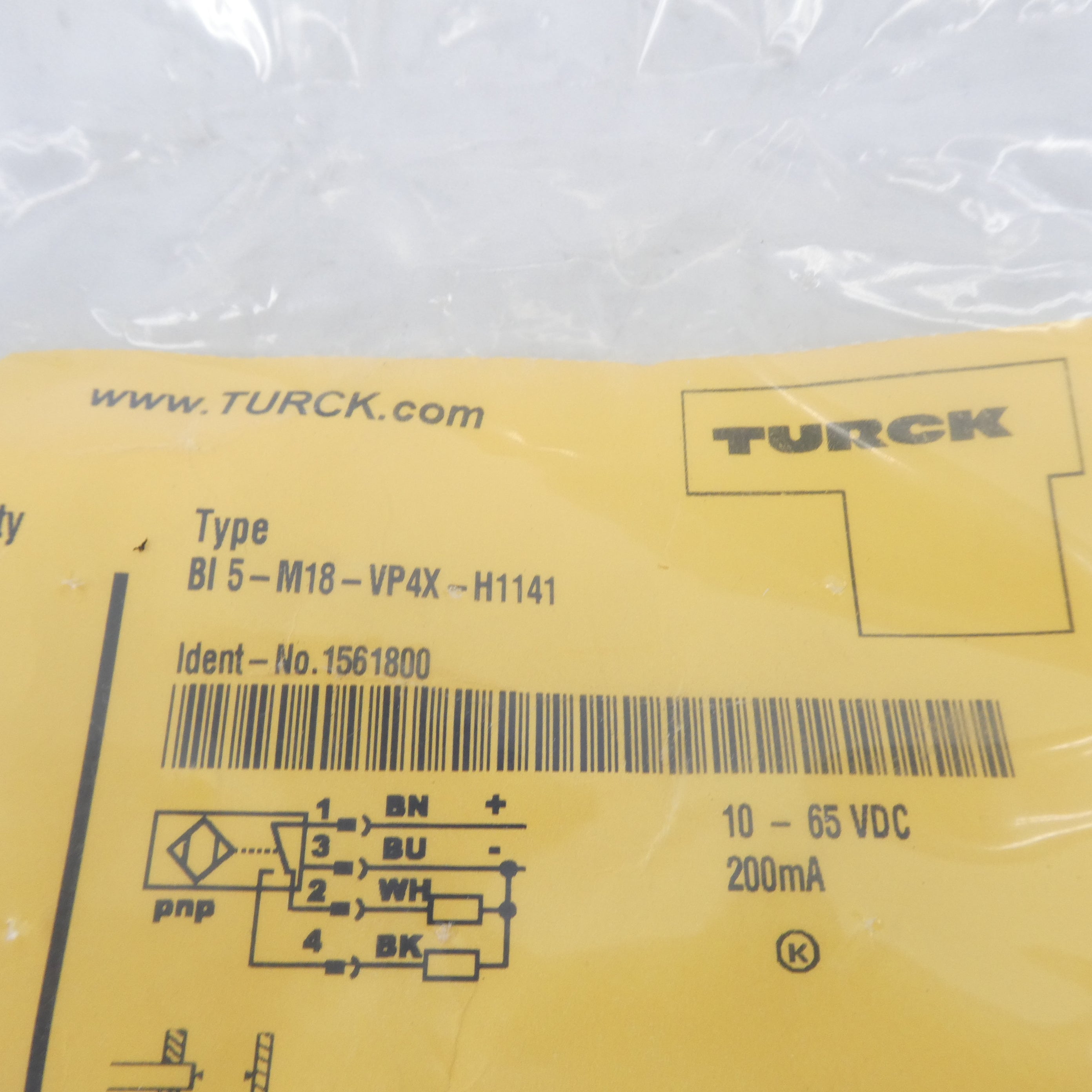 TURCK BI5-M18-VP4X-H1141 1561800 10-65VDC NSMP