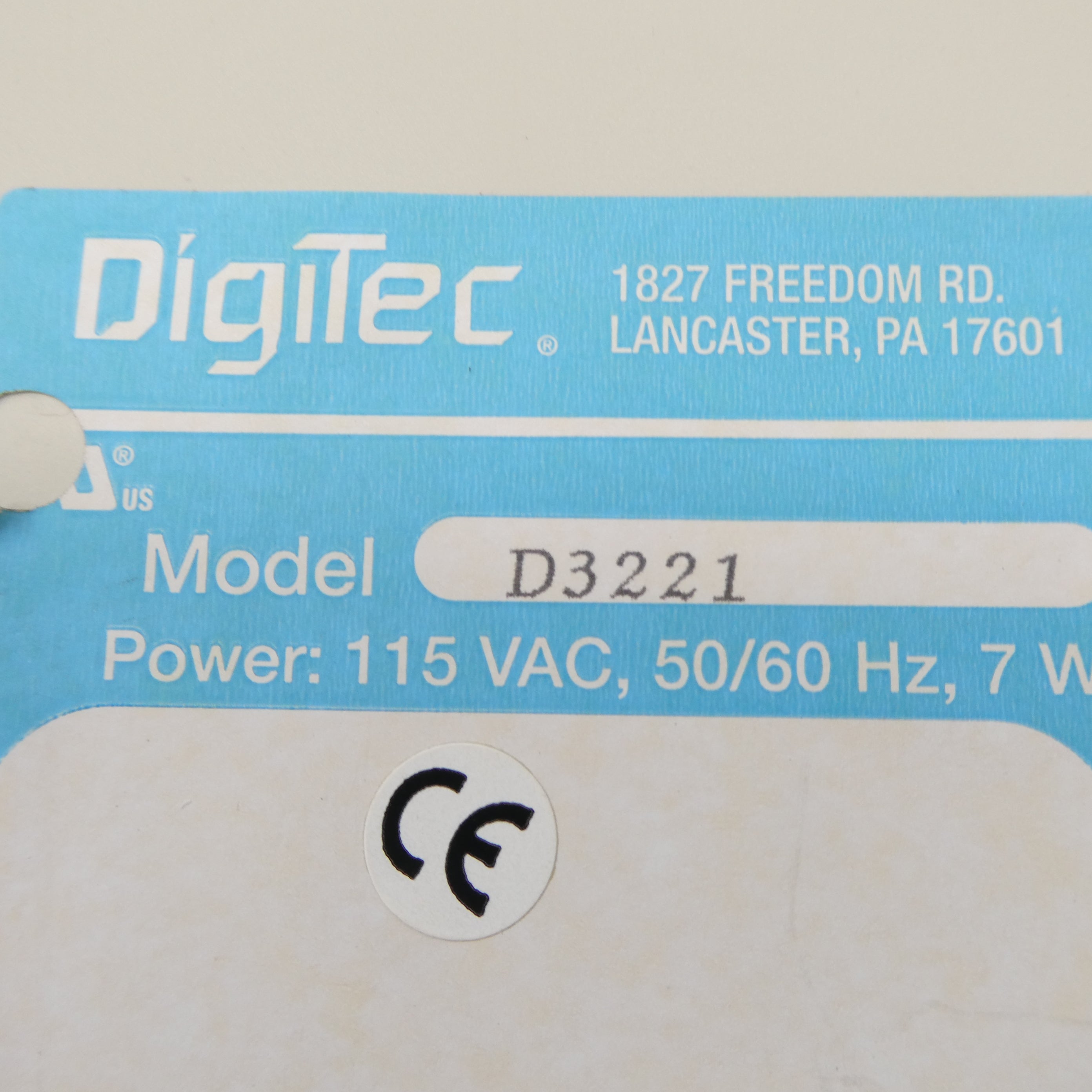 DIGITEC D3221 115VAC NSNP