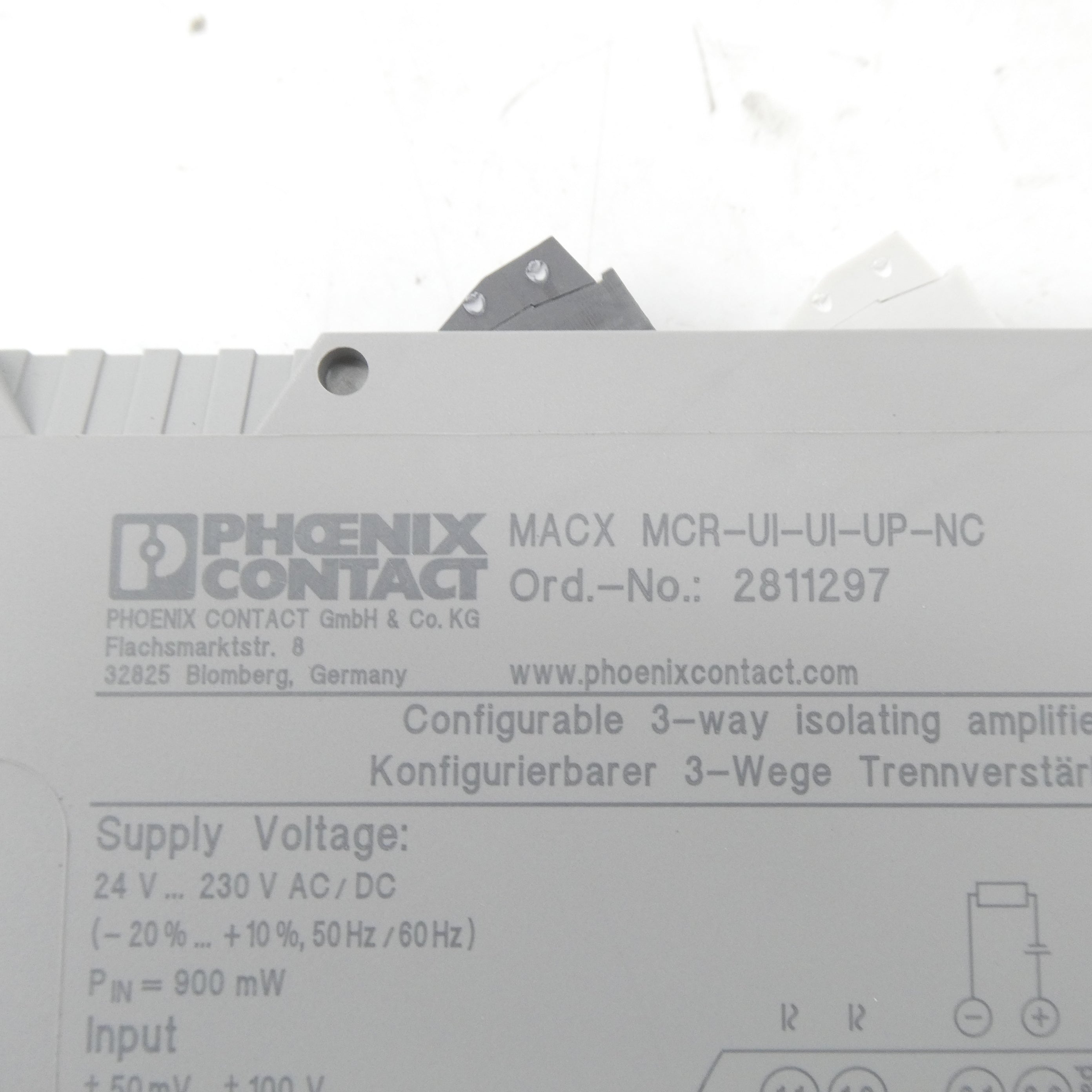 PHOENIX CONTACT MACXMCR-UI-UI-UP-NC 2811297 24-230VAC/DC NSNP