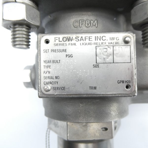 FLOW SAFE 11-2160T-206S F84L-8 150PSI 1" NSNP