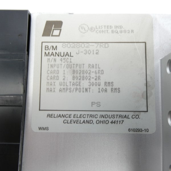 RELIANCE ELECTRIC 802802-7RD 300V NSNP