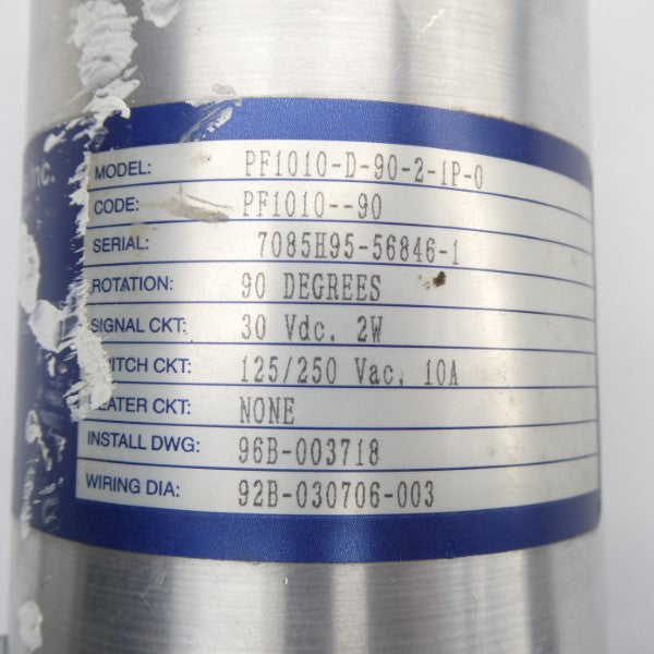 JORDAN PF1010-D-90-2-1P-0 125-250VAC 10A NSNP