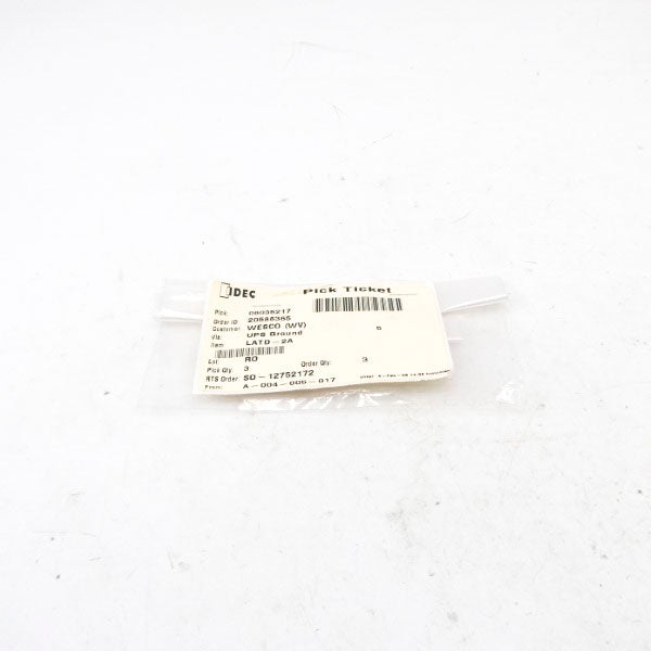 IDEC LATD-2A (PKG OF 3) NSMP
