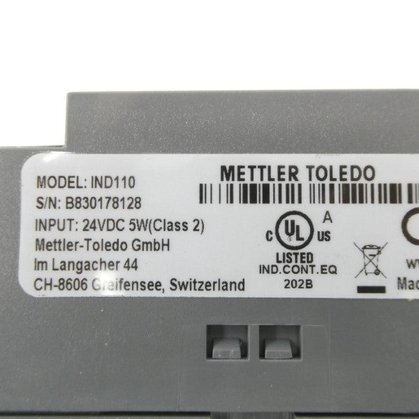 METTLER TOLEDO IND110 24VDC NSNP