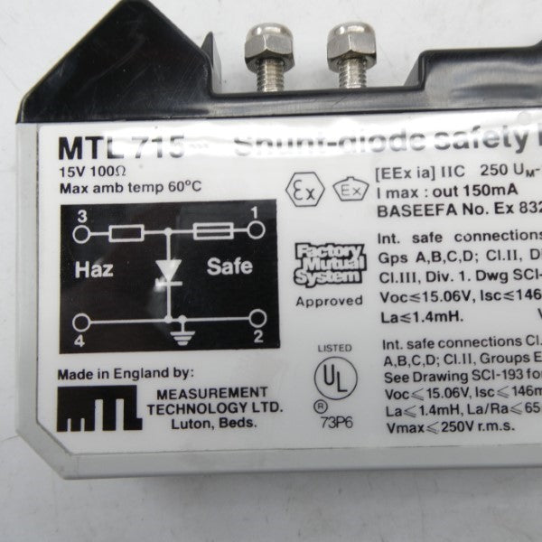 MEASUREMENT TECHNOLOGY MTL715- 15V NSNP
