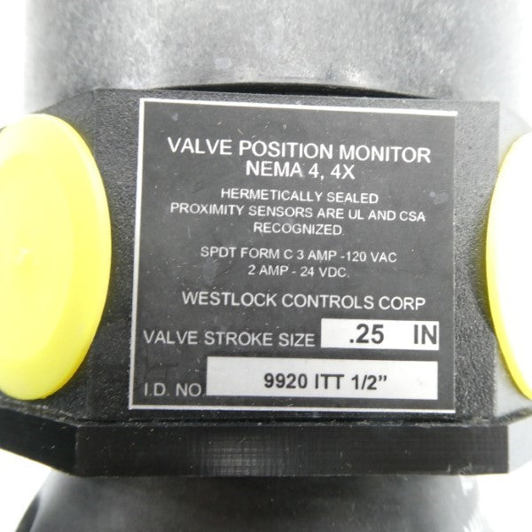WESTLOCK CONTROLS 9920ITT 120VAC 3A 90PSI 1/2" NSNP