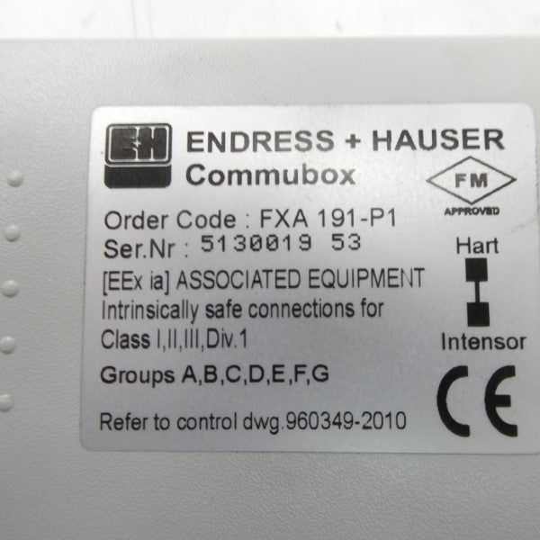 ENDRESS+HAUSER FXA191-P1 NSNP