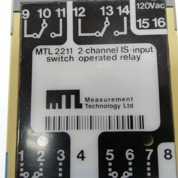 MEASUREMENT TECHNOLOGY MTL2211 120VAC NSNP