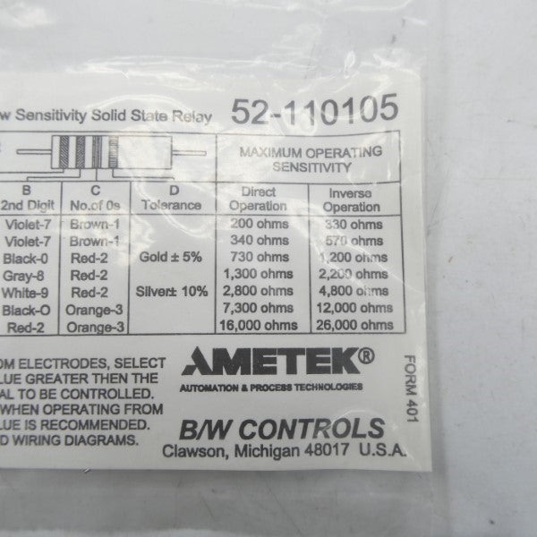 AMETEK 52-110105 NSMP