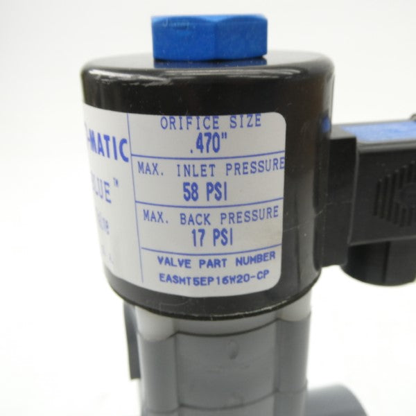 PLASTOMATIC EASMT5EP16W20-CP 58PSI .470" NSNP