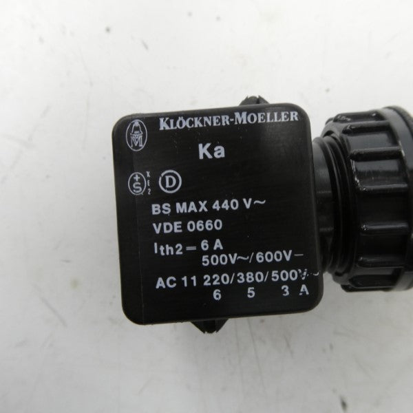 KLOCKNER MOELLER VDE0660 KA 600V 6A NSNP