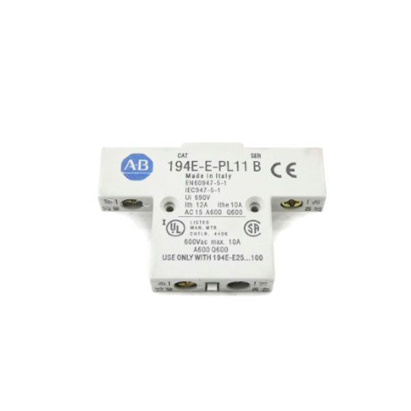 ALLEN BRADLEY 194E-E-PL11 SER. B 600VAC 10A NSNP