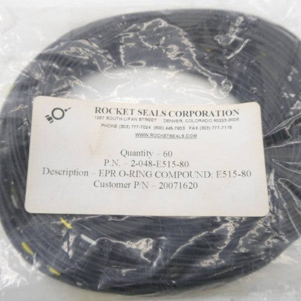 ROCKET SEALS 2-048-E515-80 (PKG OF 60) NSMP