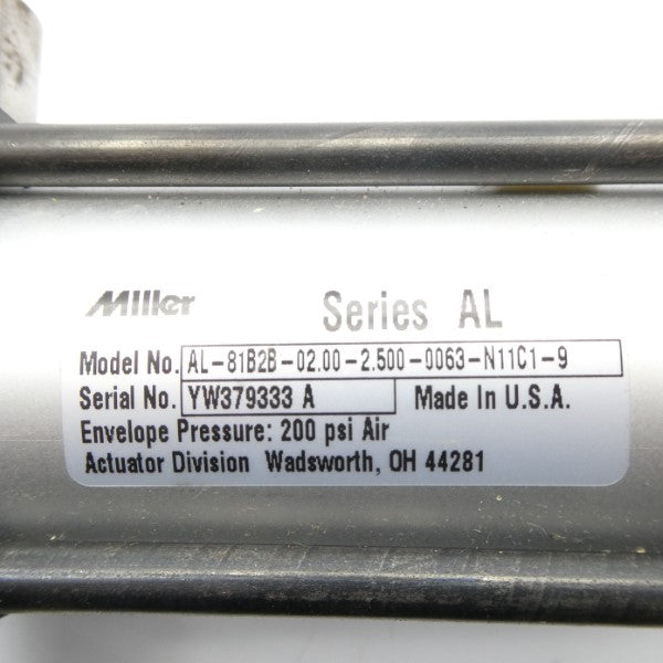 MILLER AL-81B2B-02.00-2.500-0063-N11C1-9 200PSI NSNP