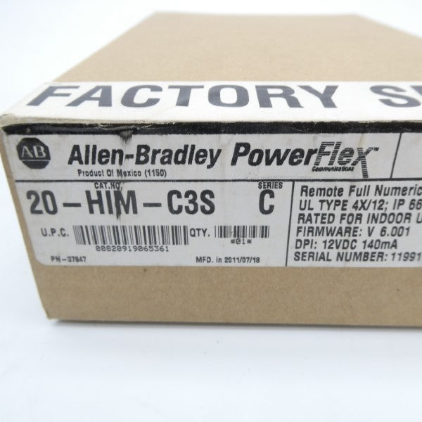 ALLEN BRADLEY 20-HIM-C3S SER. C F/W V6.001 12VDC DATE: 2011 NSFS