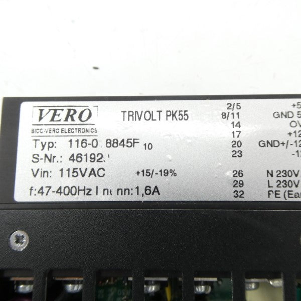 VERO TRIVOLTPK55 116-0-8845F 115VAC NSMP