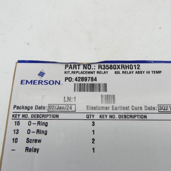 EMERSON R3580XRH012 NSMP