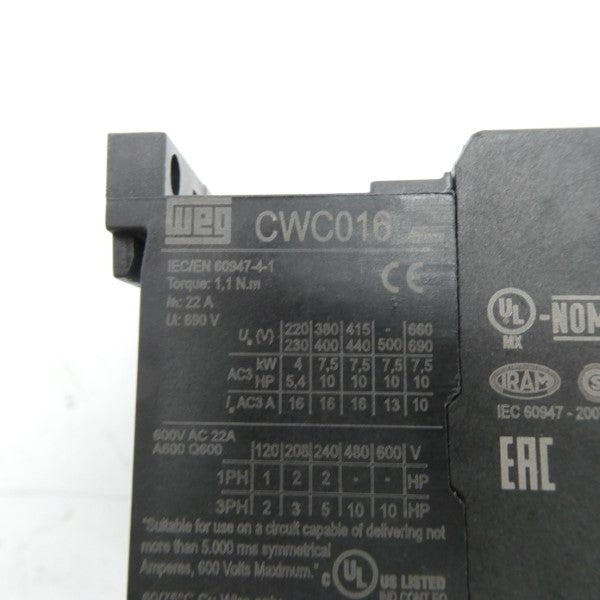 WEG CWC016.4P 24VDC 22A NSNP