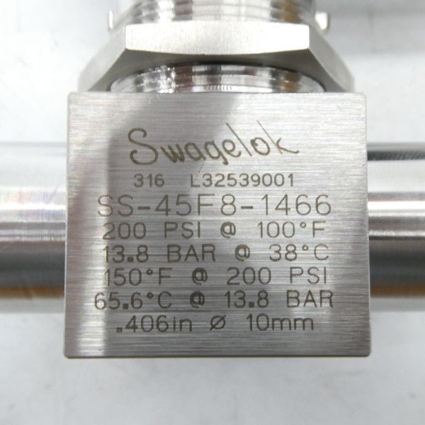 SWAGELOK SS-45F8-1466 200PSI NSNP
