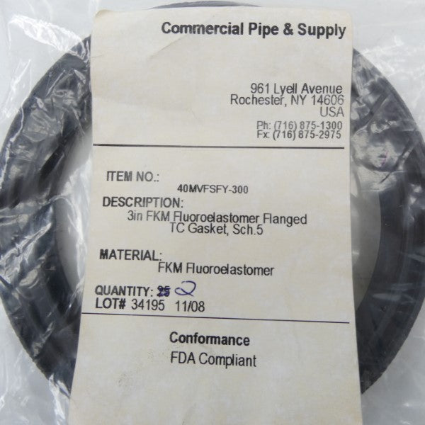 COMMERCIAL PIPE & SUPPLY 40MVFSFY-300 NSMP