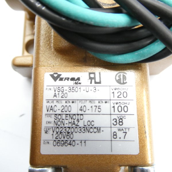 VERSA VSG-3501-U-3-A120 100/120V 40-175PSI NSNP