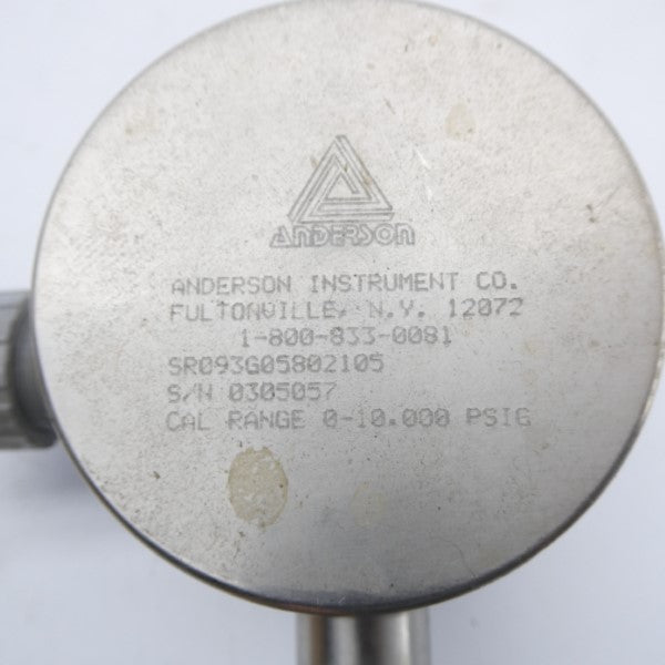 ANDERSON INSTRUMENT SR093G05802105 0-10,000PSI NSNP