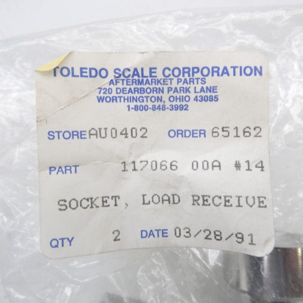 TOLEDO SCALE 117066 (PKG OF 2) NSMP