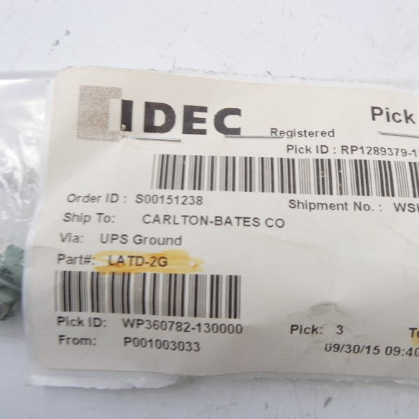 IDEC LATD-2G (PKG OF 3) NSMP