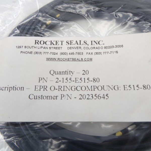 ROCKET SEALS 2-155-E515-80 (PKG OF 20) NSMP