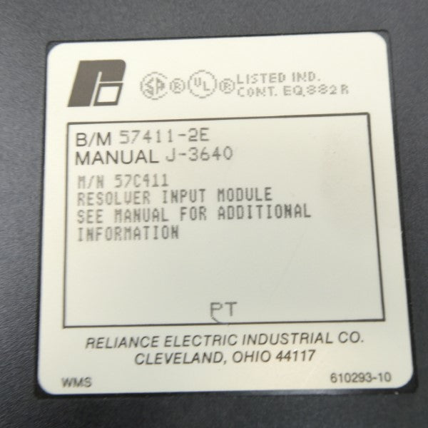 RELIANCE ELECTRIC 57411-2E 57C411 NSNP