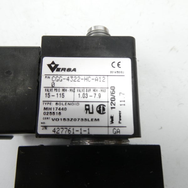 VERSA CGG-4322-HC-A120 120V 15-115PSI NSNP