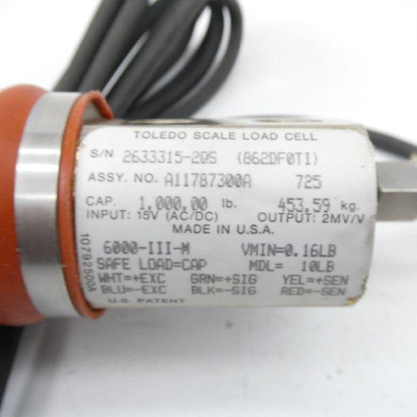 TOLEDO SCALE 6000-III-M 15VAC/DC NSNP
