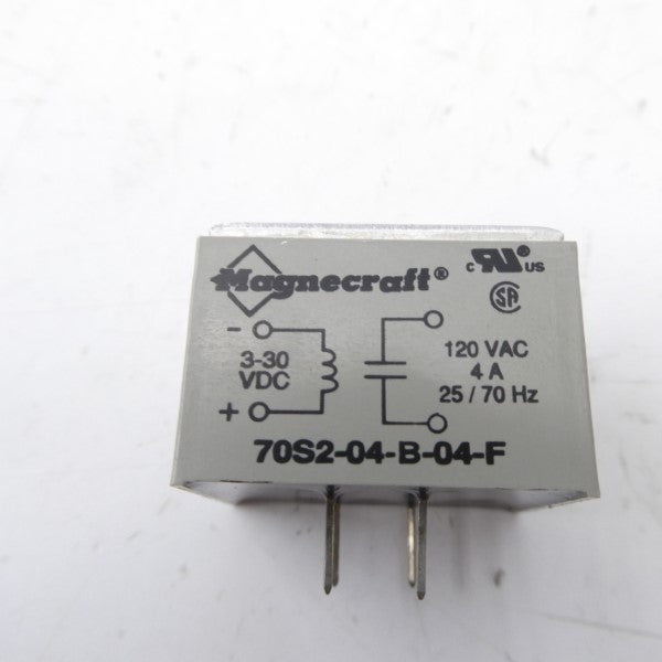 MAGNECRAFT 70S2-04-B-04-F 120VAC 4A NSNP
