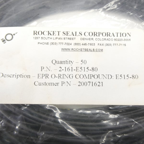 ROCKET SEALS 2-161-E515-80 (PKG OF 50) NSMP