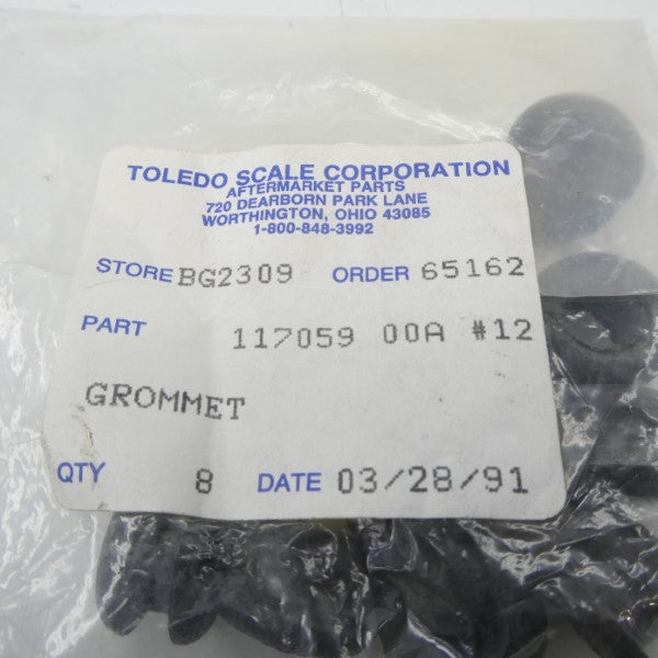 TOLEDO SCALE 117059 (PKG OF 8) NSMP